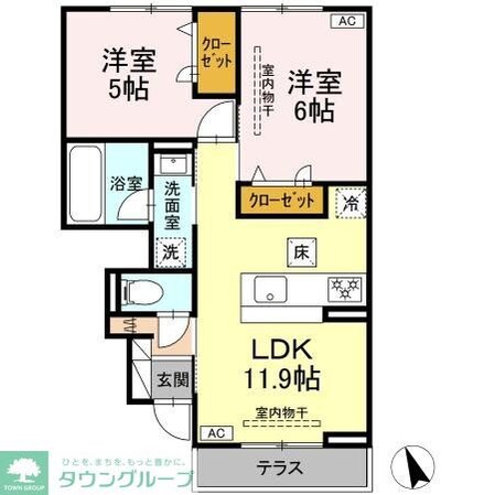グラースKの物件間取画像